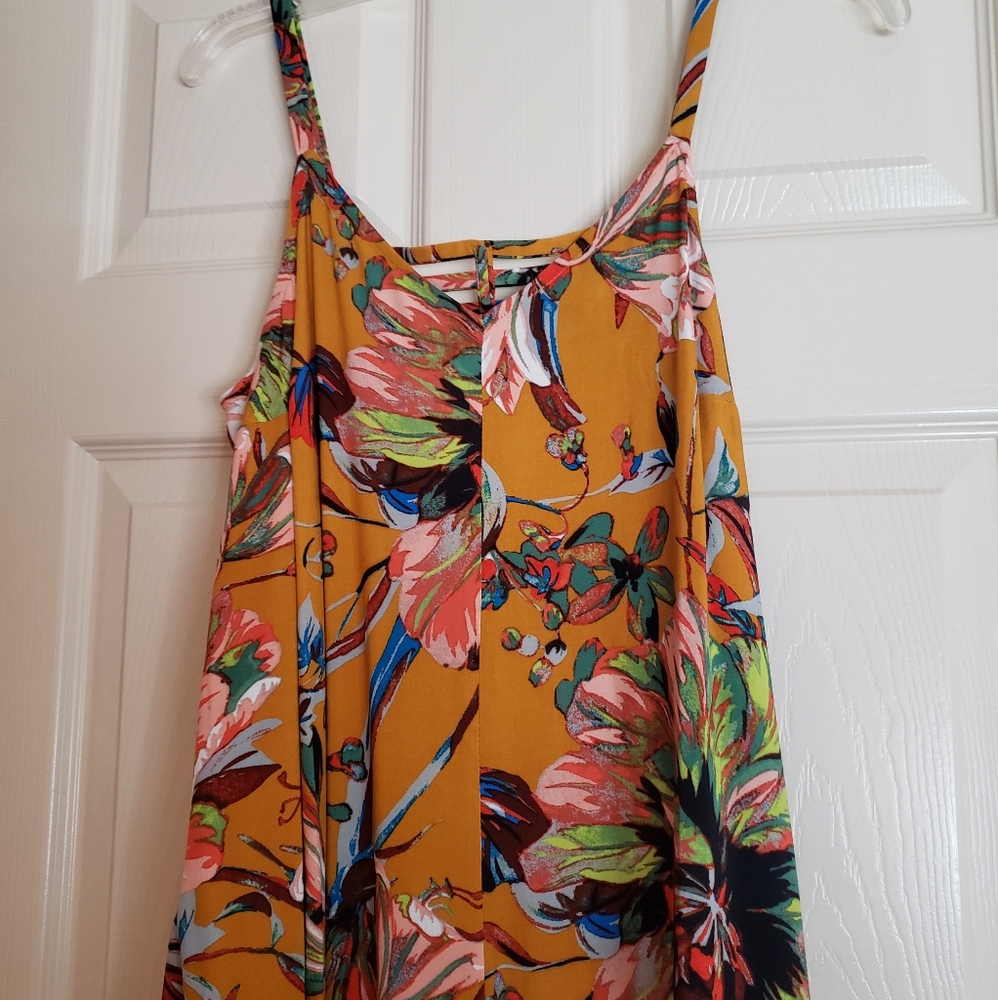 Mustard floral jumper, MSK